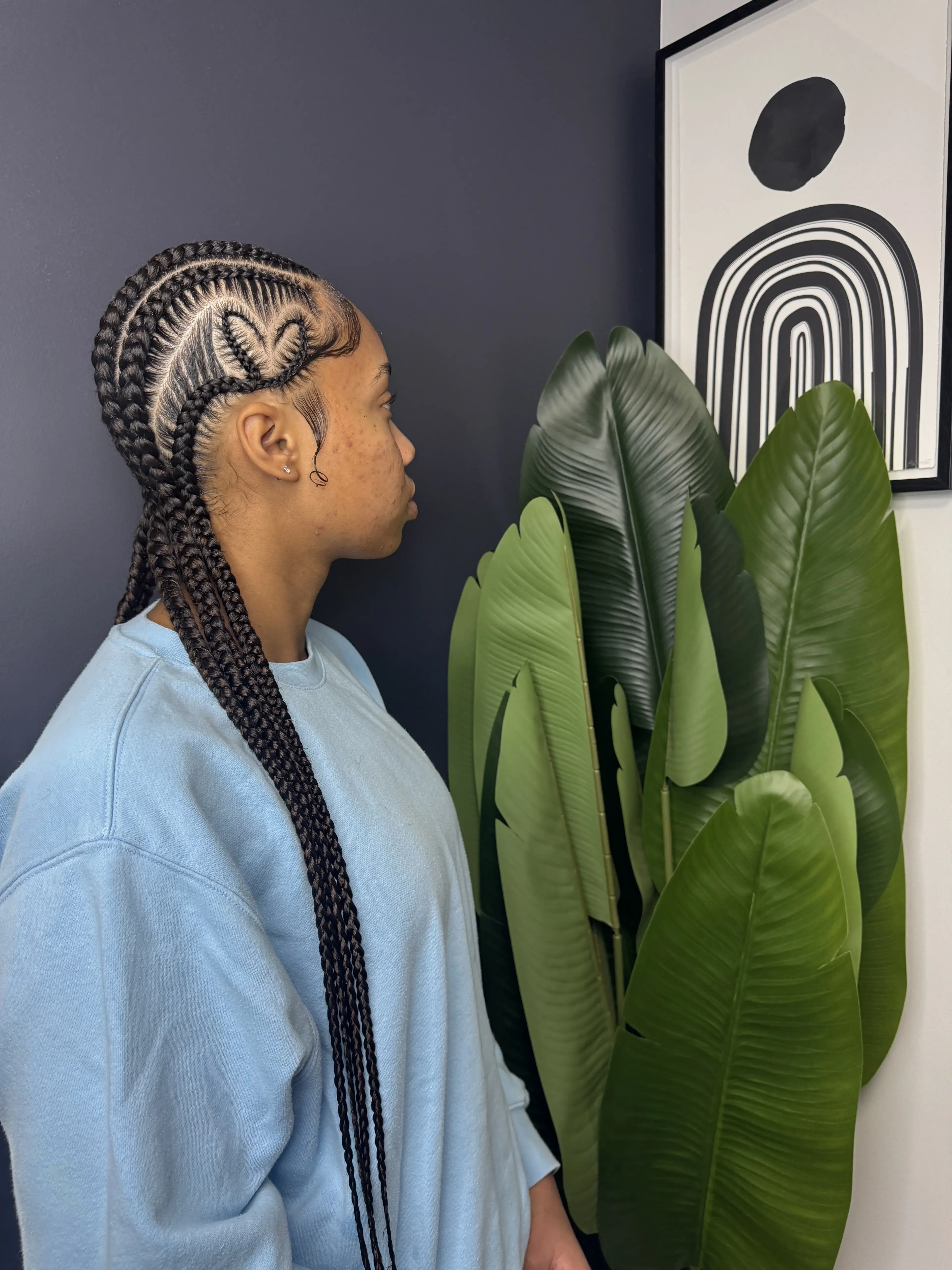 Feed-in stitch braids style showcase 1.