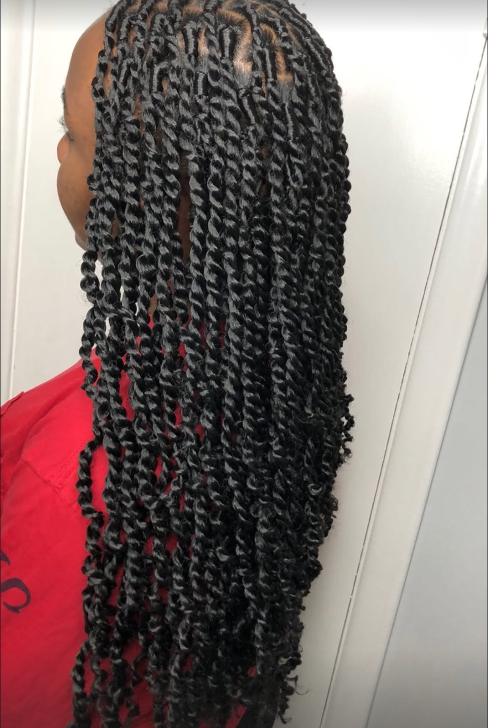 Soft passion twists with lightweight texture.